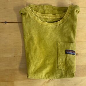Patagonia Womens Mustard Short Sleeve Tee